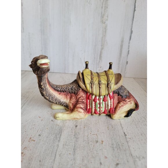 O'well nativity scene camel vintage Xmas figure decor religious home - Picture 1 of 8